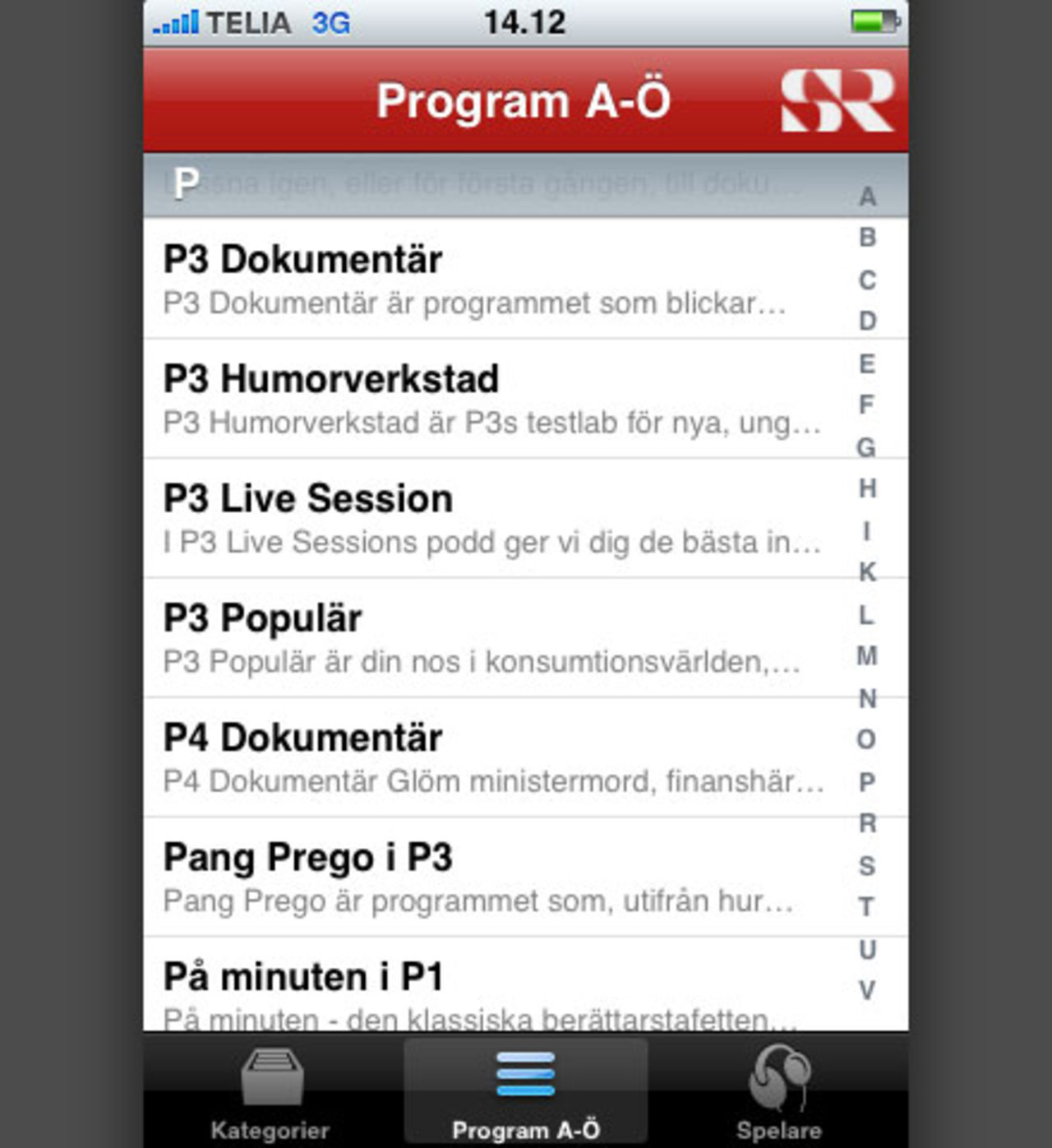 SR på gång med sitt första iPhone-program