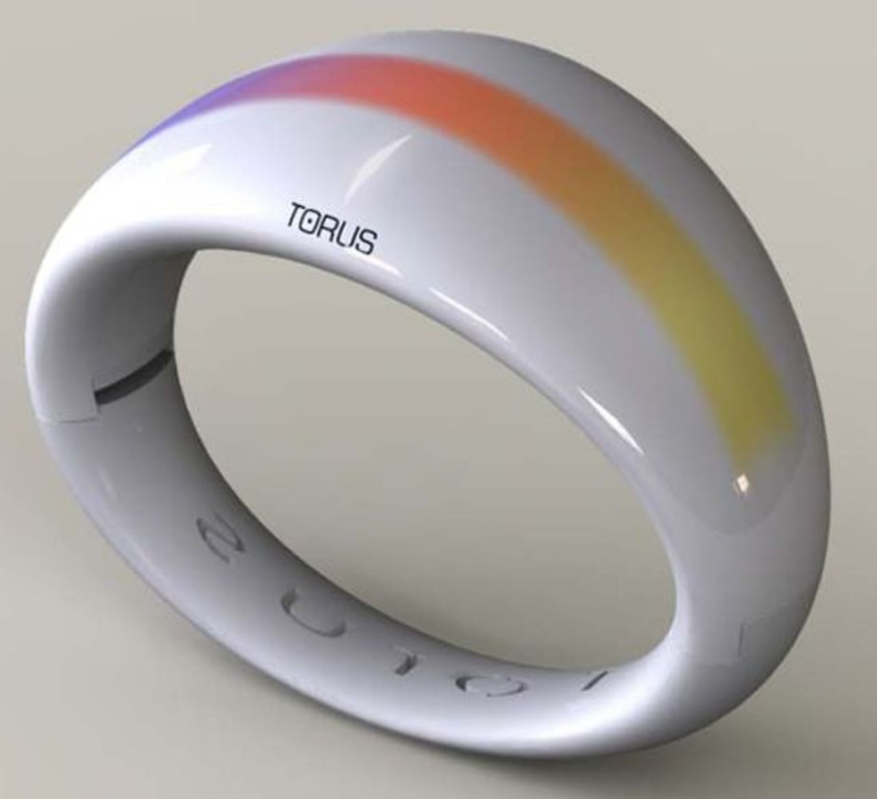 Klockan med roterande färger