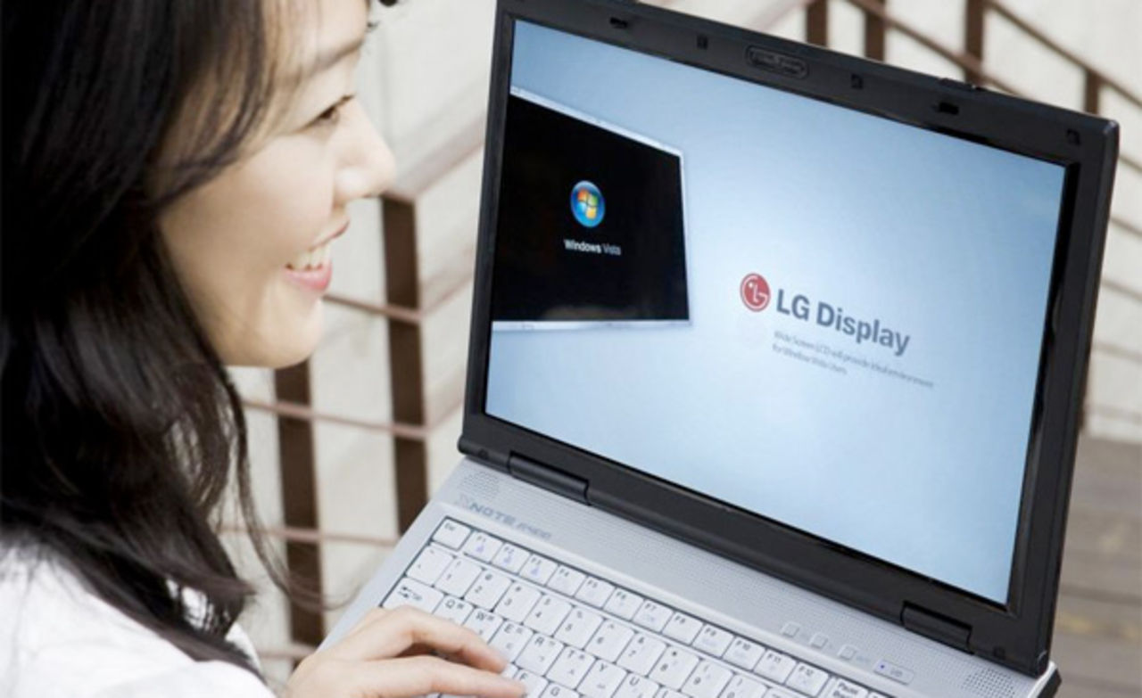 Solskensdriven skärm från LG