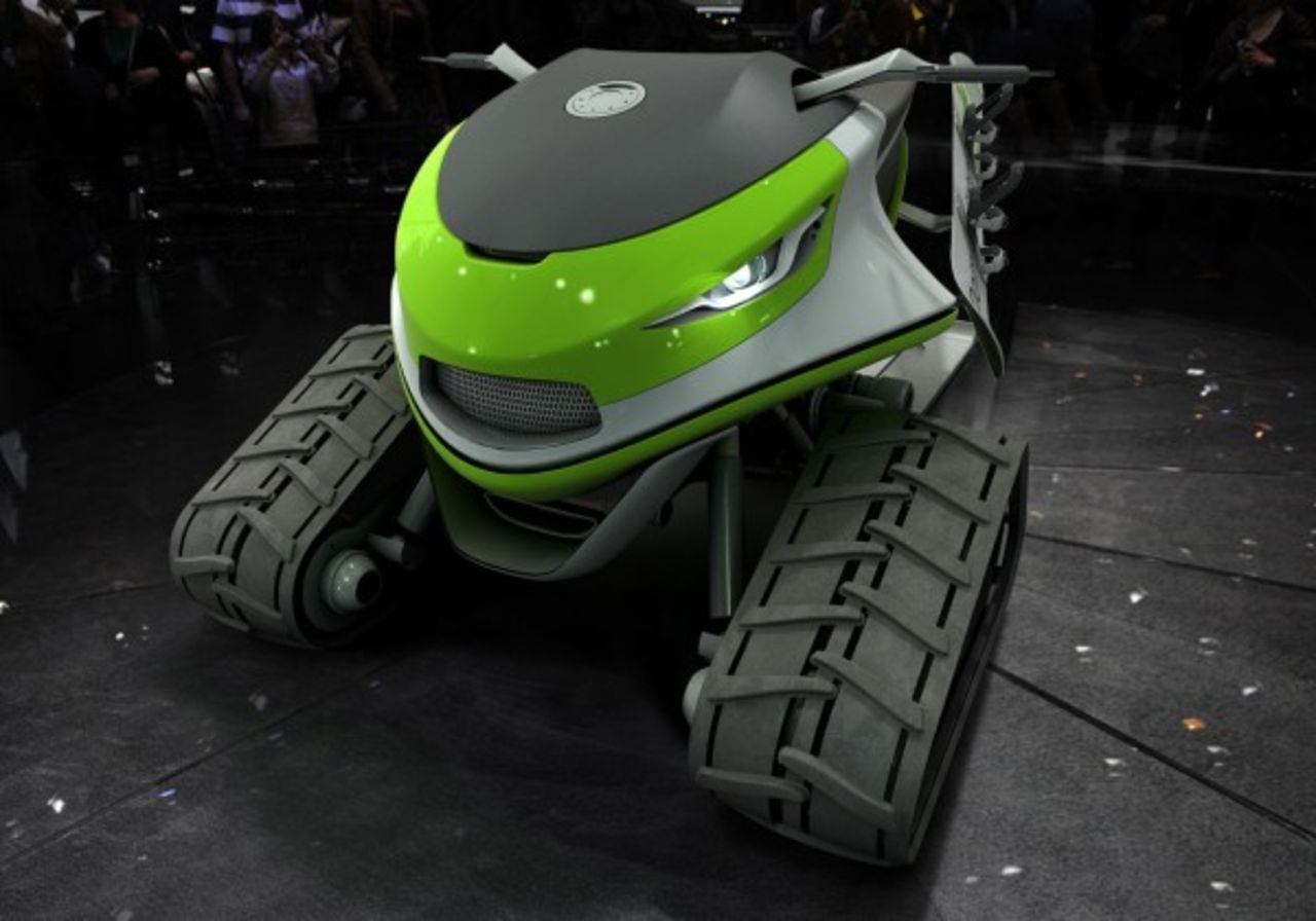 Snöskotern möter terrängfordonet