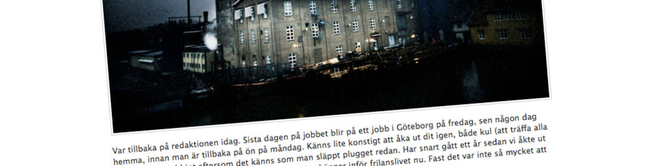 Blogg: Over and Out