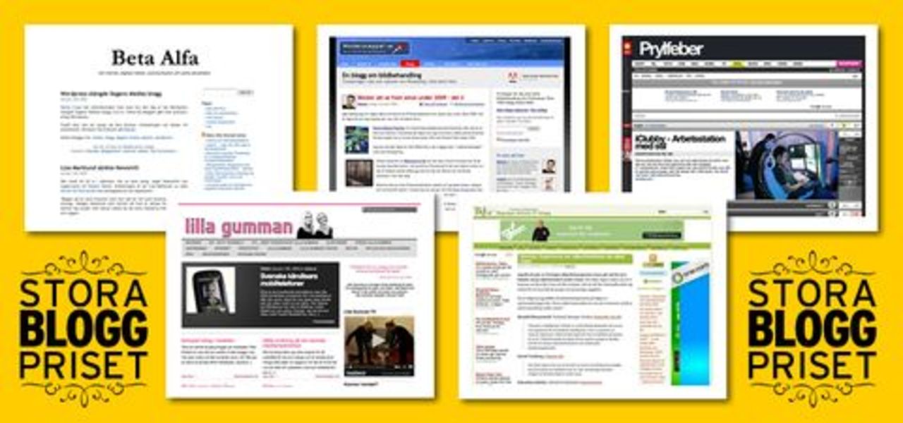 Prylfeber nominerad till Stora Bloggpriset!