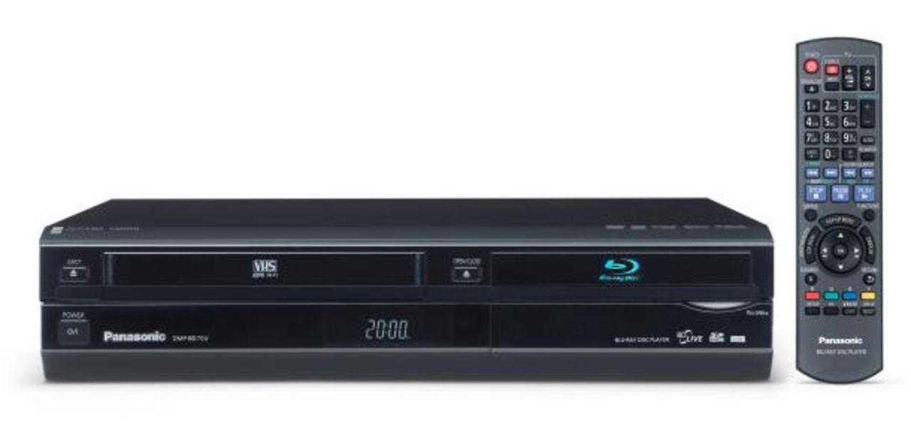 Blu-ray/VHS-kombo från Panasonic