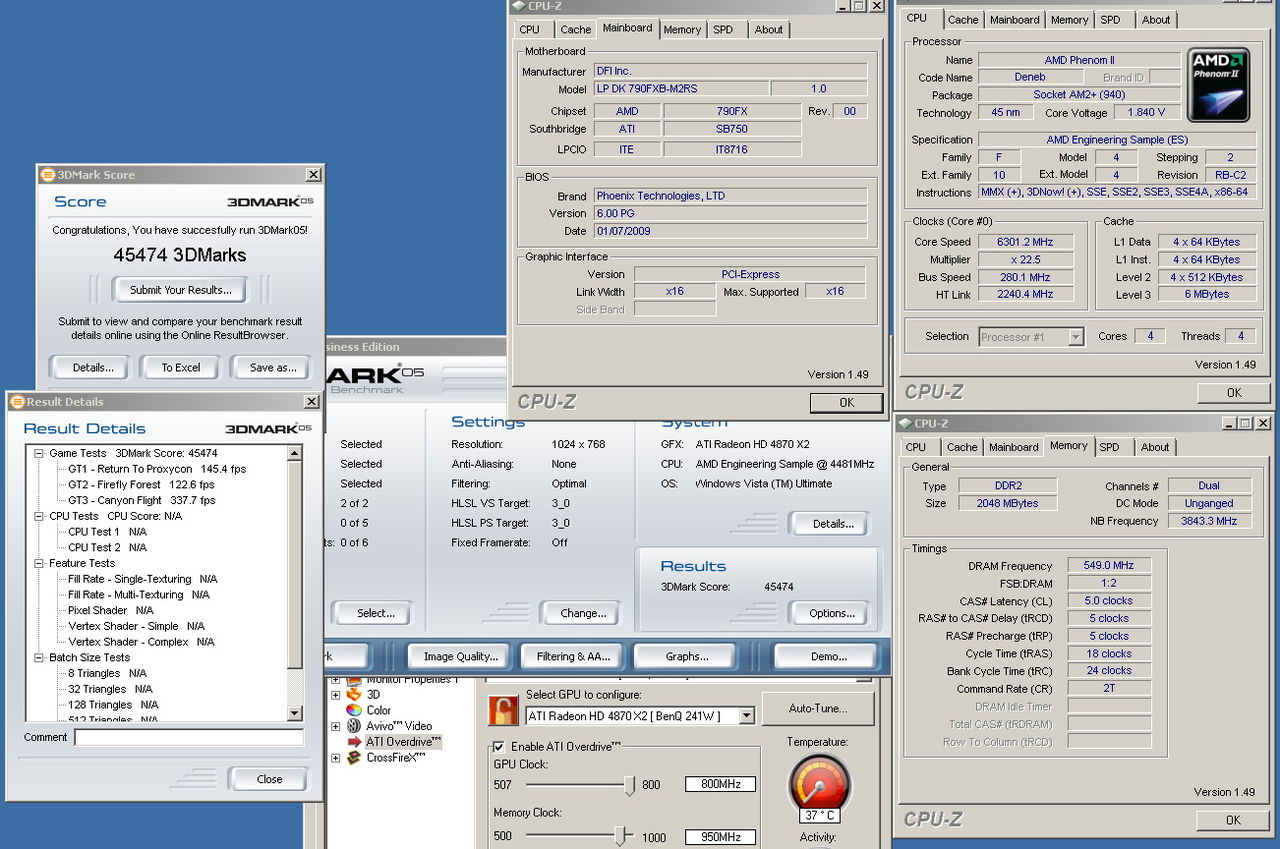 Phenom II X4 tryckt till 6,30 GHz