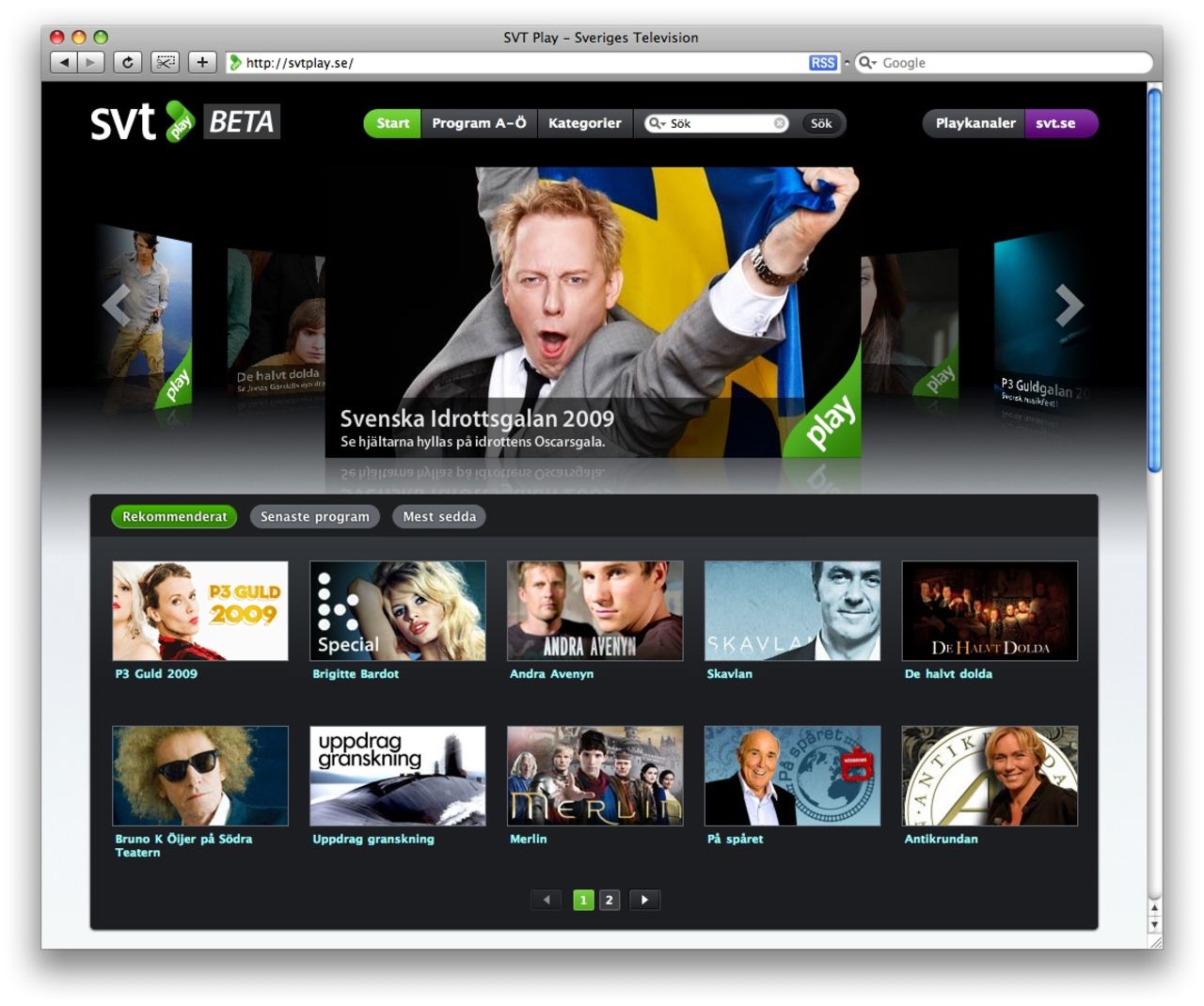 SVT hottar upp SVT Play