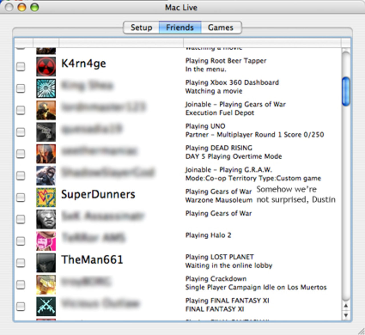 Spionera på dina Xbox Live-vänner