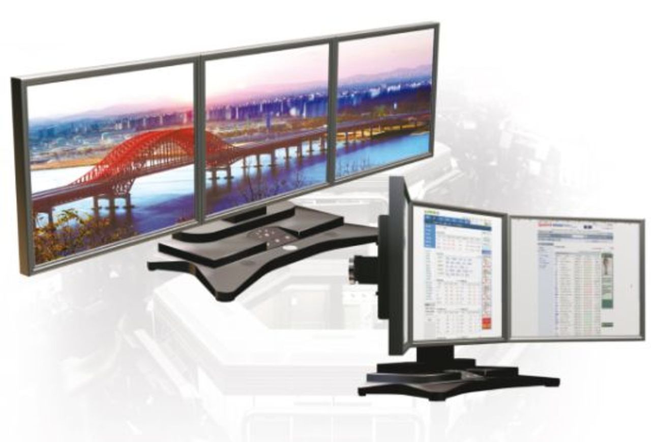 Härlig monitor-setup