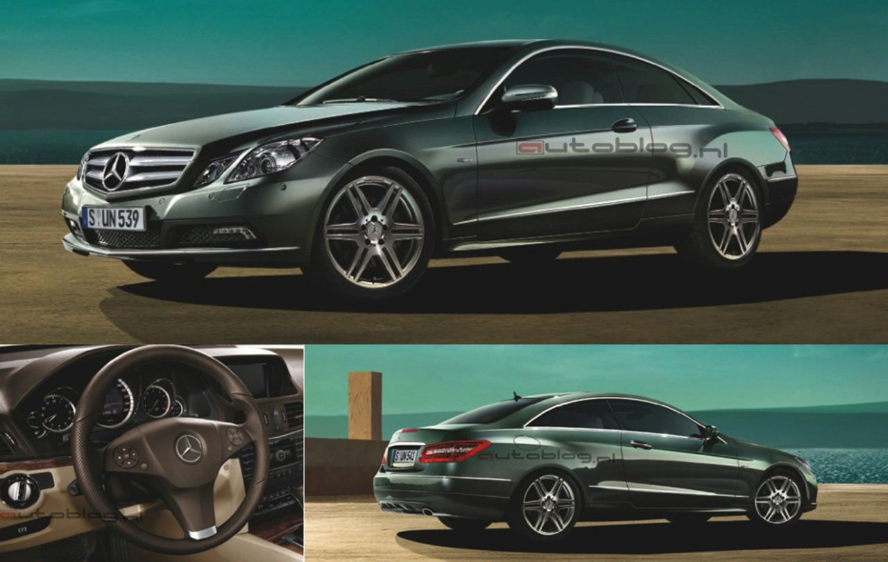 Läckta bilder på E-klass coupé