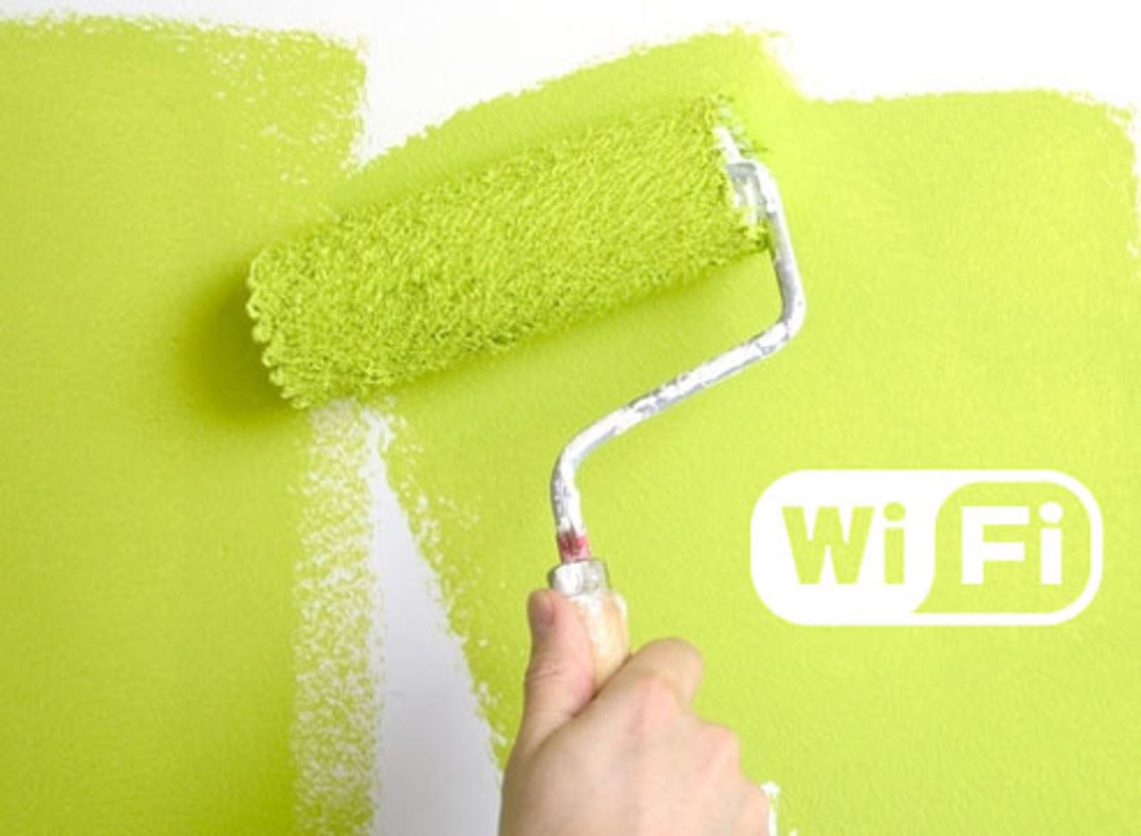 Färg som stoppar WiFi-signaler