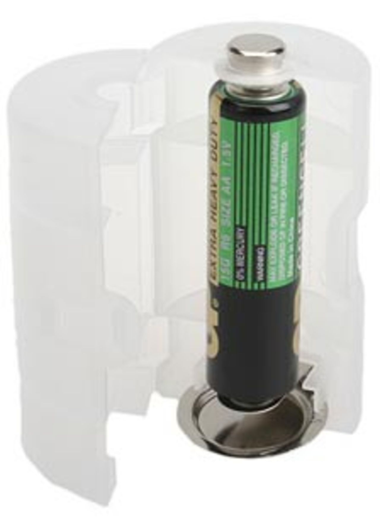 Använd dina AA-batterier som D-batterier