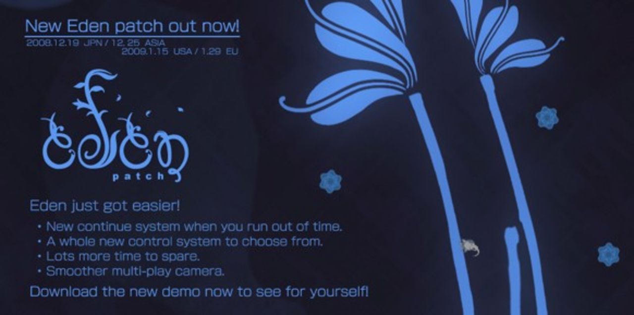 PixelJunk Eden patchas