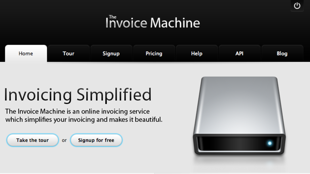 The invoice machine