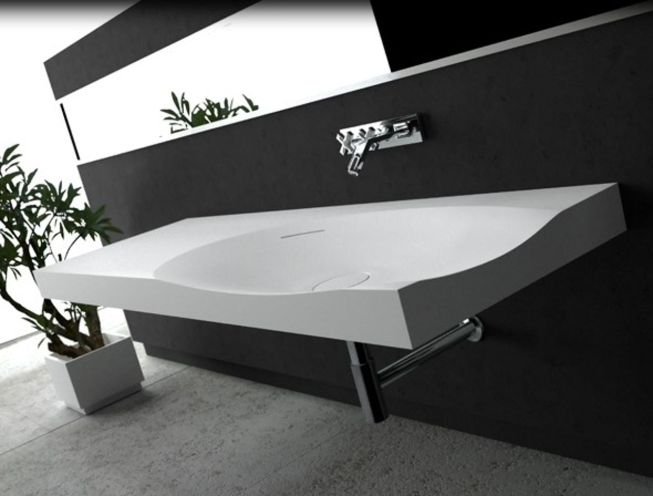 Snygg badrumsinredning