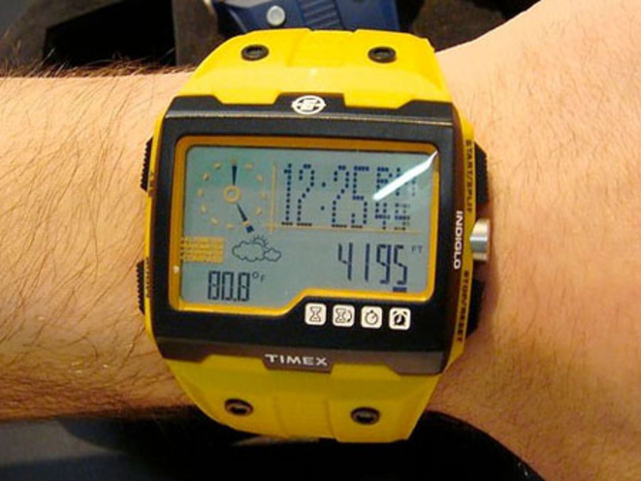 Klockan med väderkoll