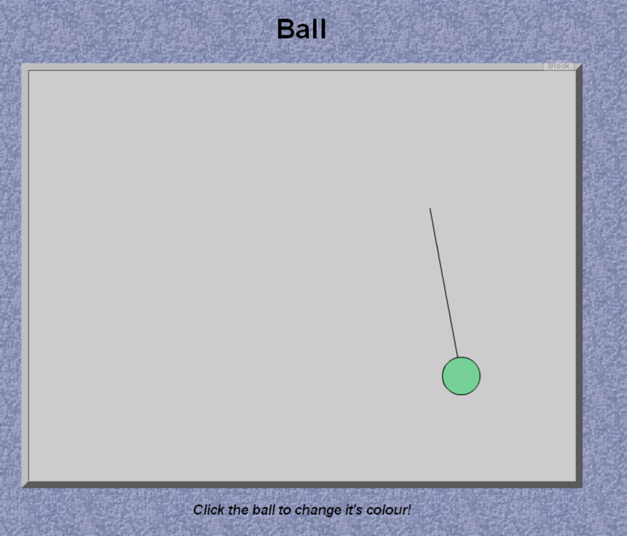 Ändra färg på bollen