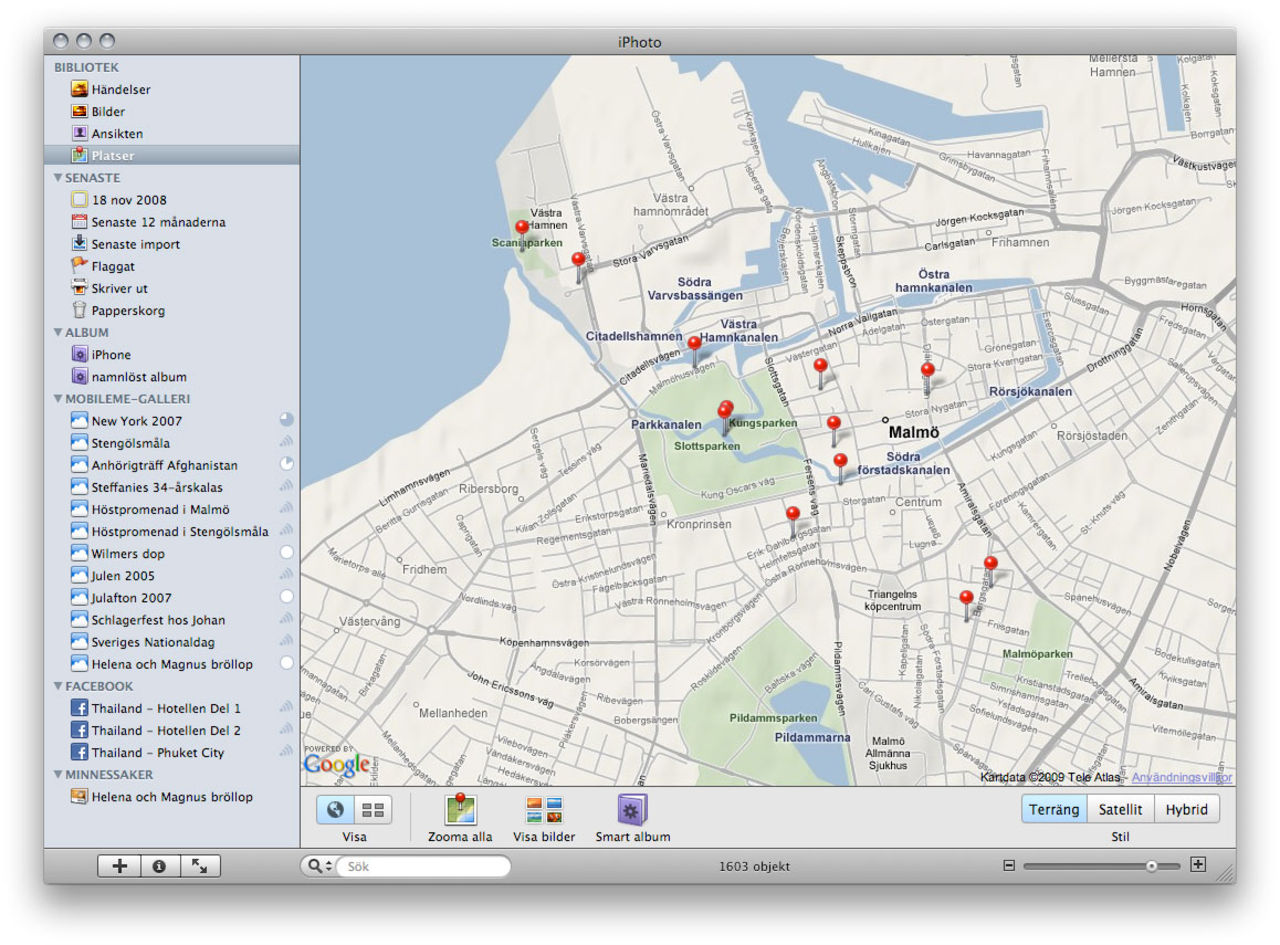 Recension av iPhoto '09