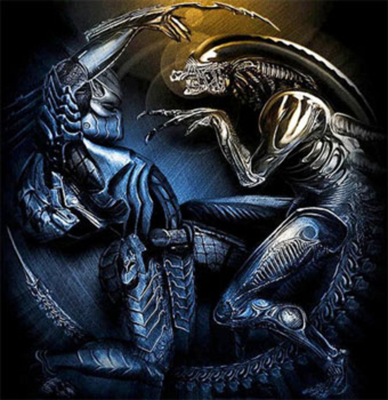 Mer Aliens vs Predator
