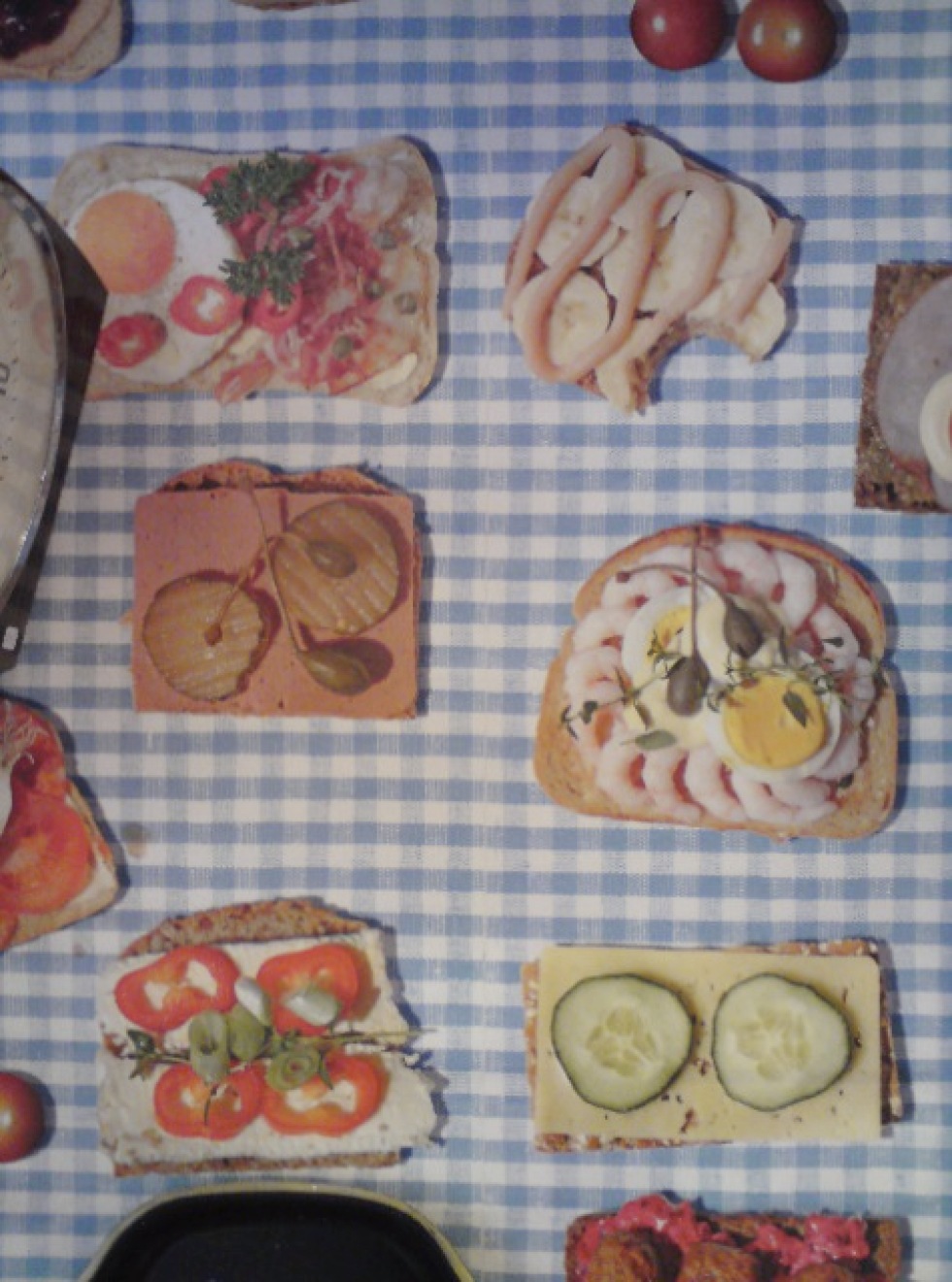 Smörgåsar på tapeten