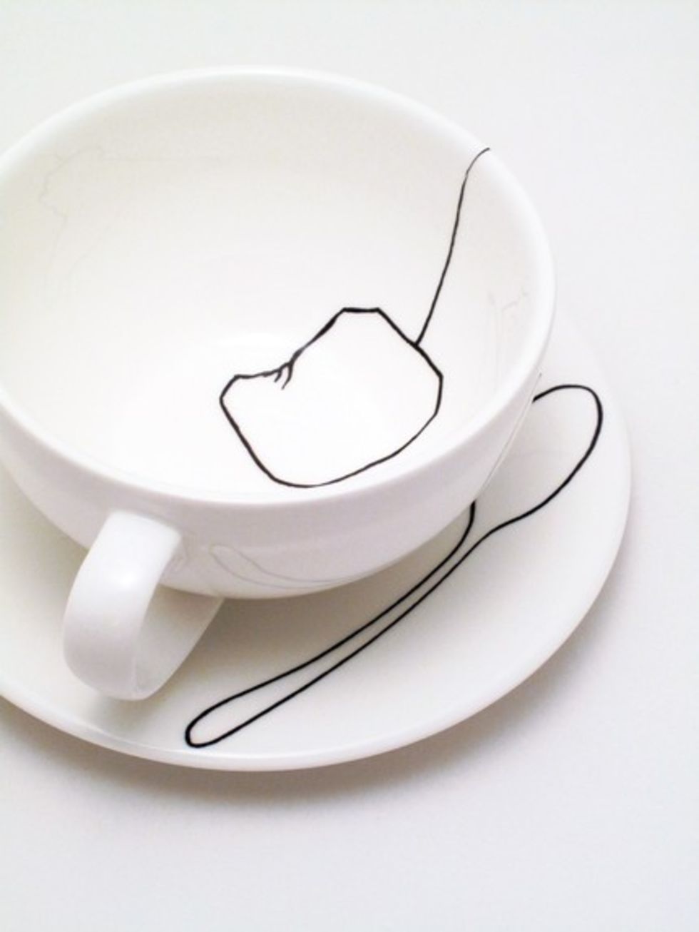 Teabag Teaspoon Cup