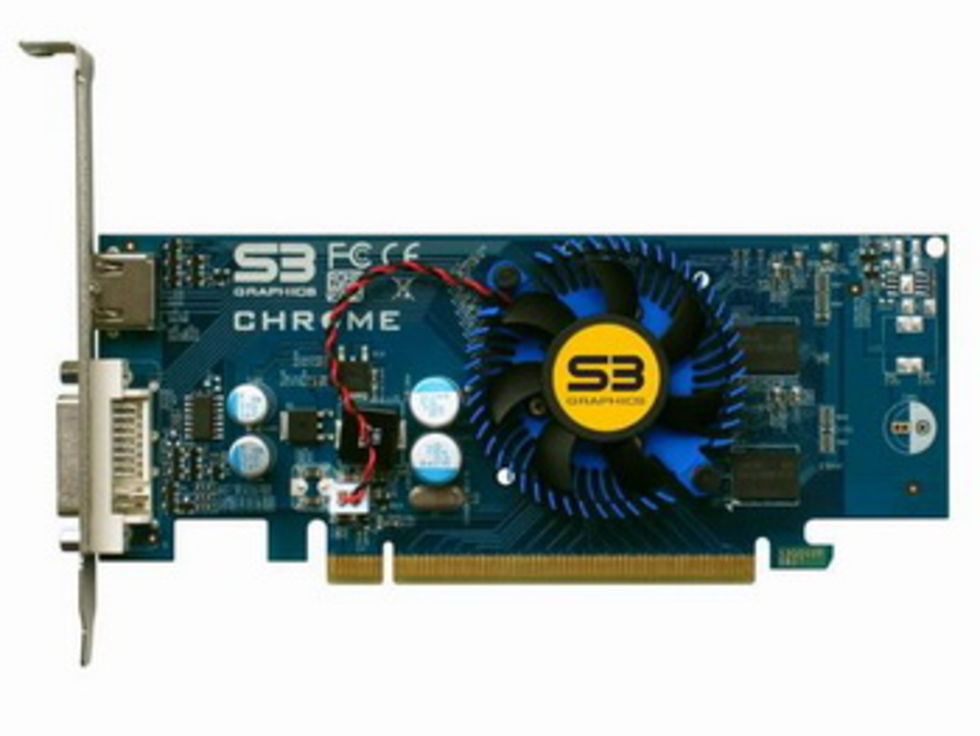 S3s senaste Chrome kommer med GDDR3-minne