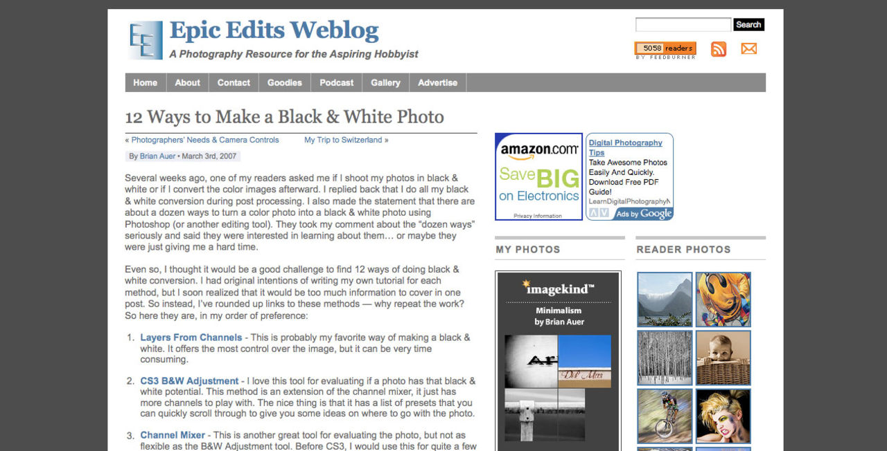 Svartvitt på 12 sätt