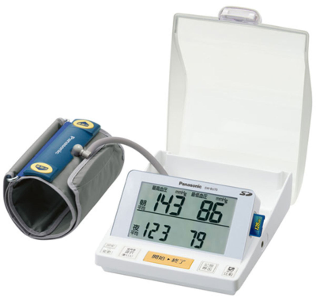 Blodtrycksmätare med SD-kort