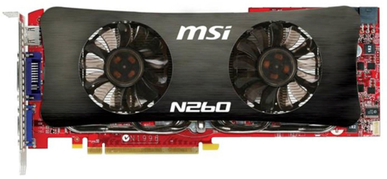 MSI ska släppa modifierat GeForce GTX 260
