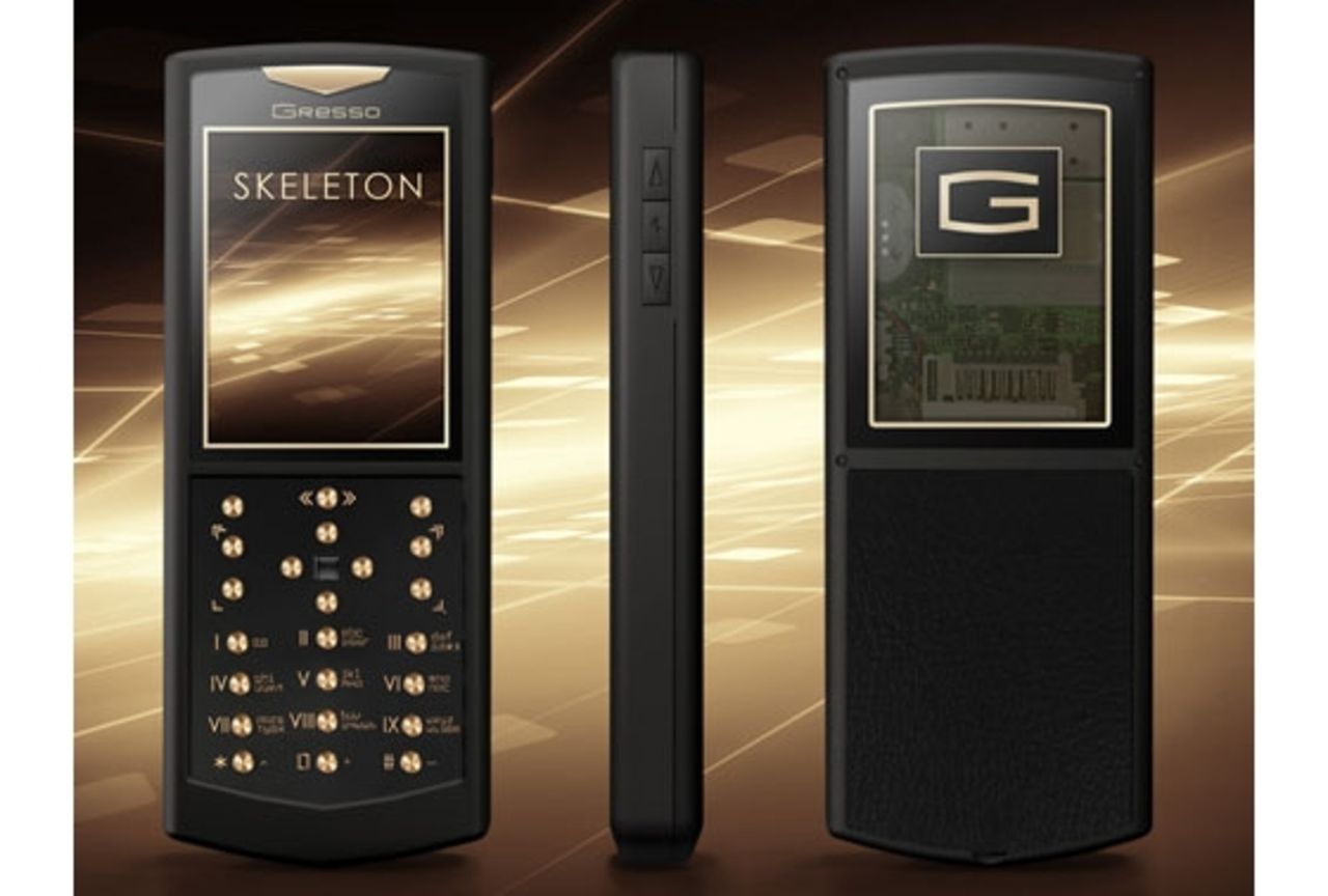 Gresso Skeleton Gold - för dyr telefon