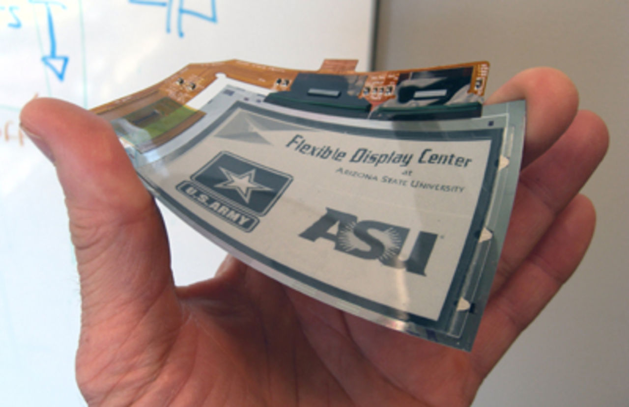 Världens första böjbara pekskärm