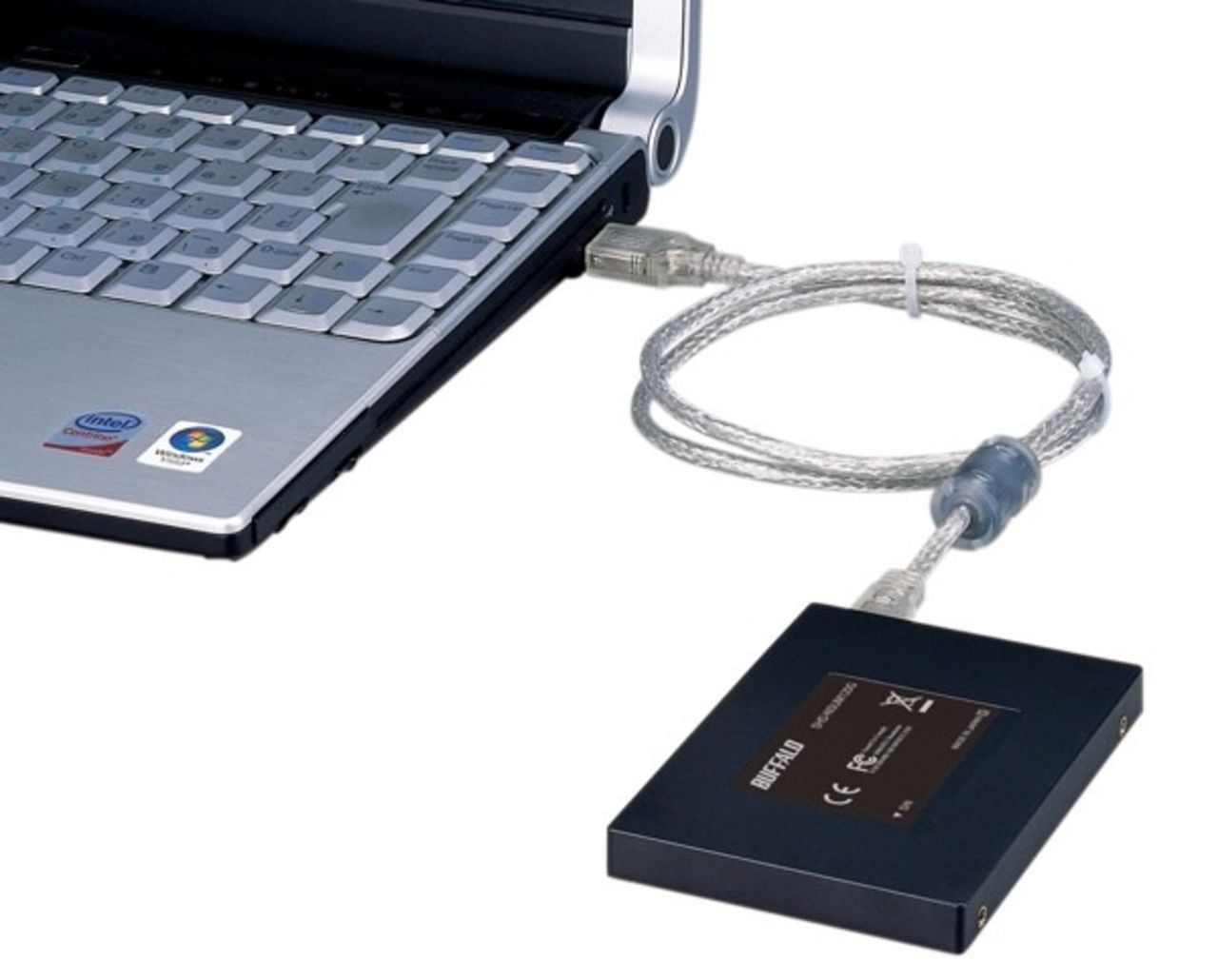 SSD-diskar med USB-utgång