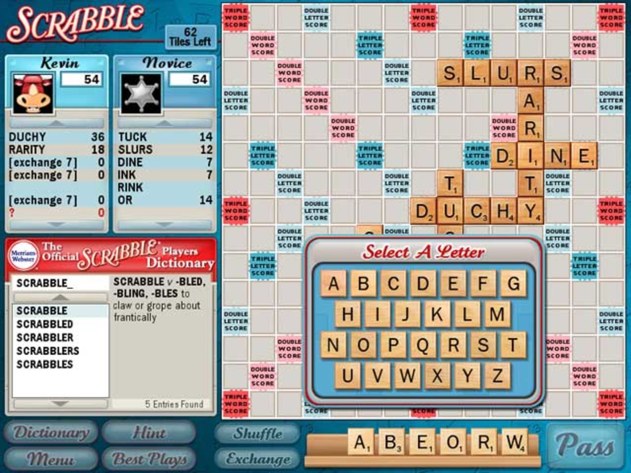 Spela Scrabble!