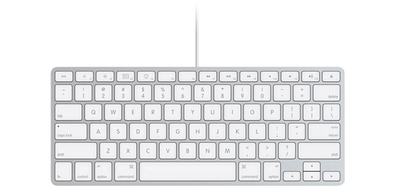 iMac med nytt tangentbord