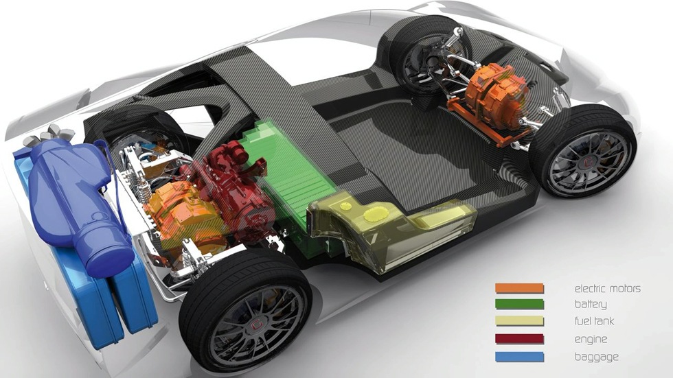 Italdesign Giugario visar framtidshybrid