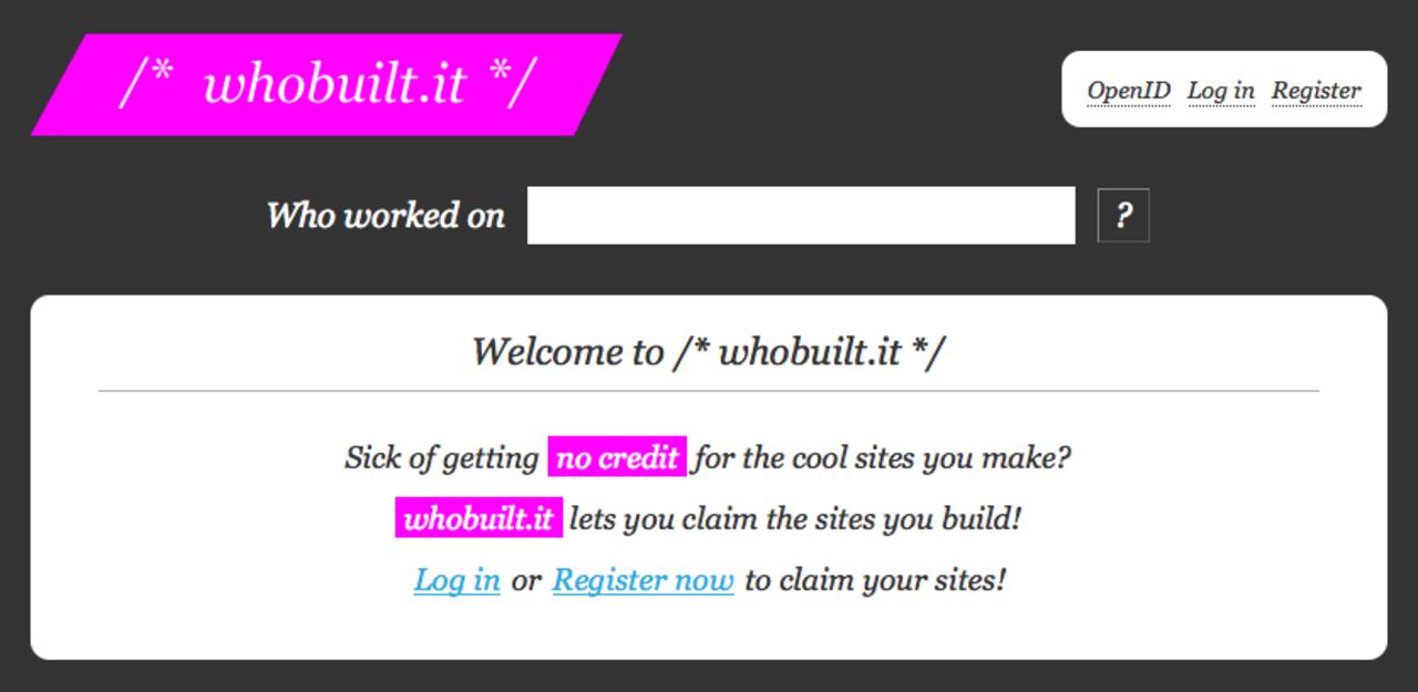 Whobuilt.it