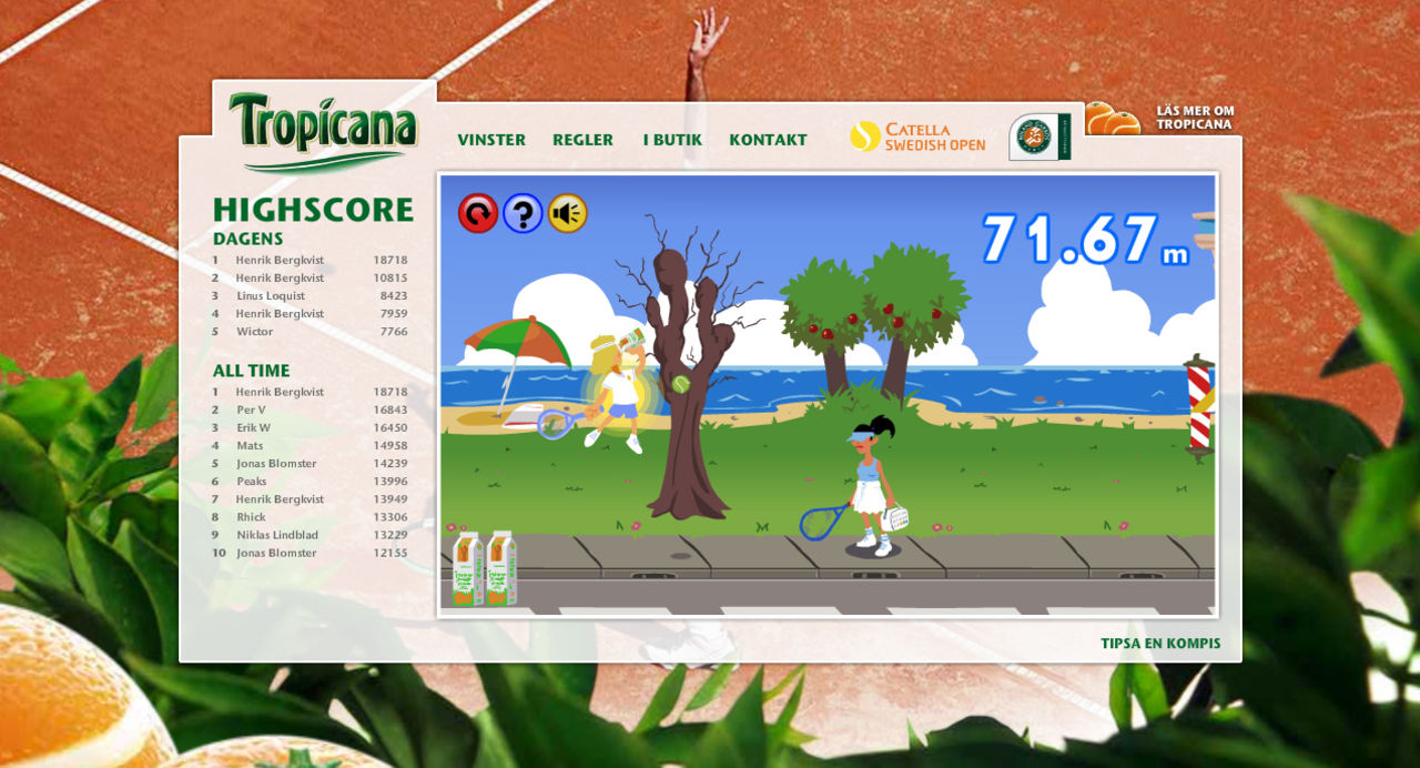 Spela Tropicana Smash