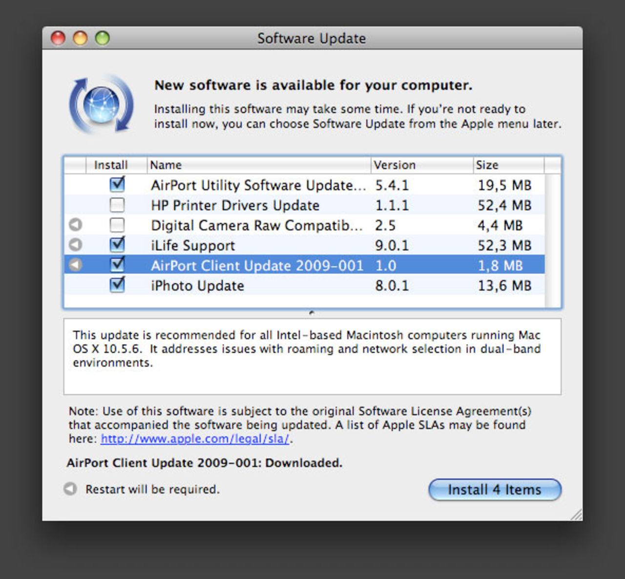 En liten radda uppdateringar