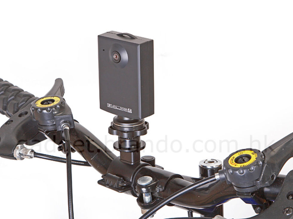 En videokamera till cykeln