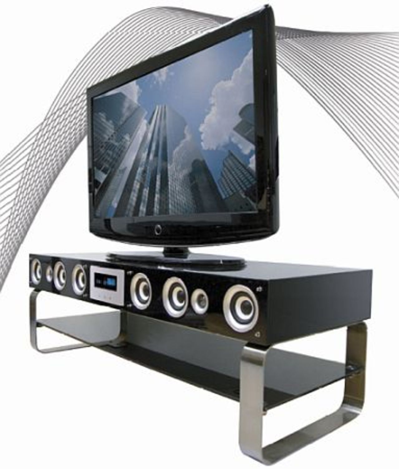 TV-möbel med 6.1-ljud