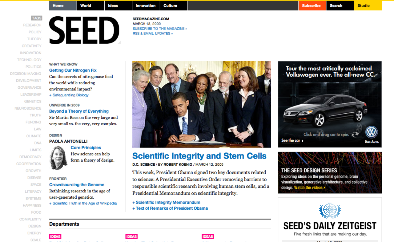 Seedmagazine.com