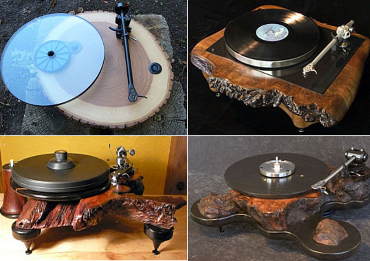 En träig skivspelare