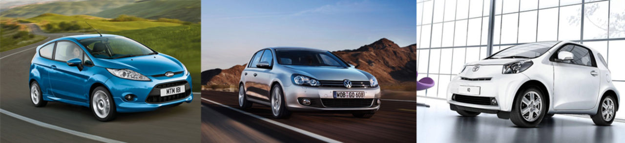 Fiesta, Golf och iQ gör upp om årets bil