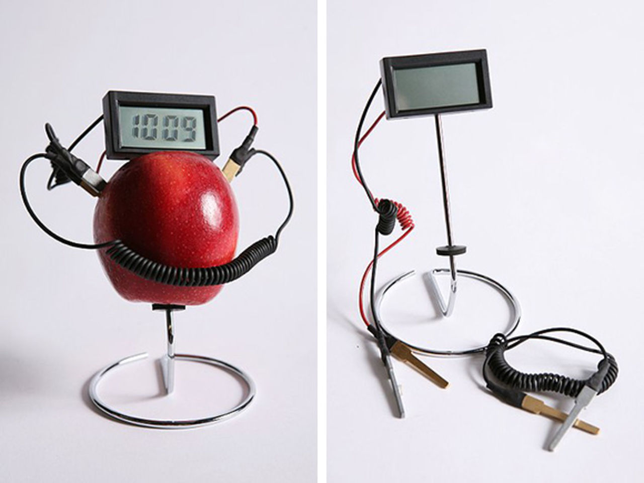 Glöm batterier - använd frukt